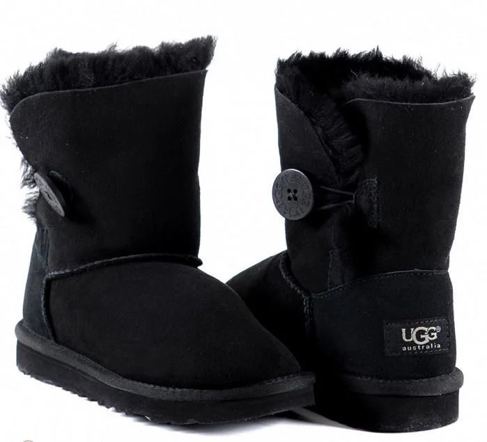 Ugg Kids Bailey Button Black