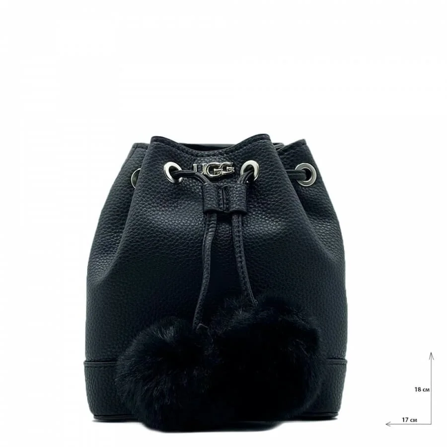 Ugg Aaliyah Bucket Crossbody Pom - Pom Black
